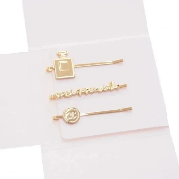 CHANEL COCO Hairpin / Hair Accessory Coco Mademoiselle Limited Edition Gold NIP - Picture 10 of 12